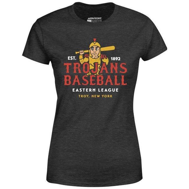 Troy Trojans - New York - Vintage Defunct Baseball Teams - Women's T-Shirt Female Product Image