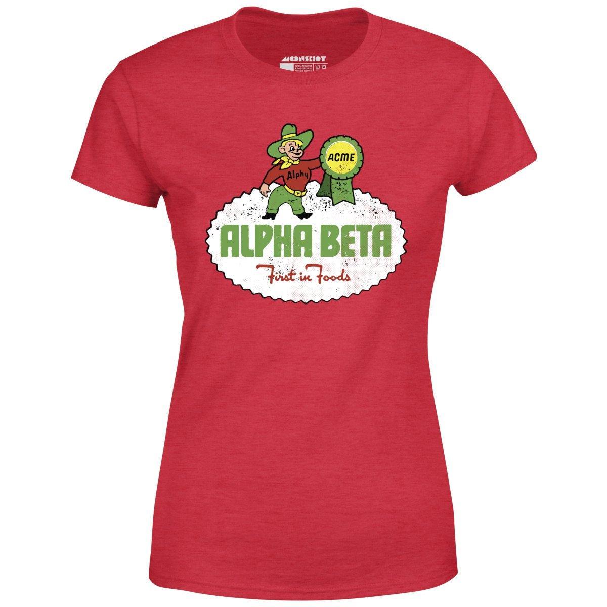 Alpha Beta Retro - Women's T-Shirt Female Product Image