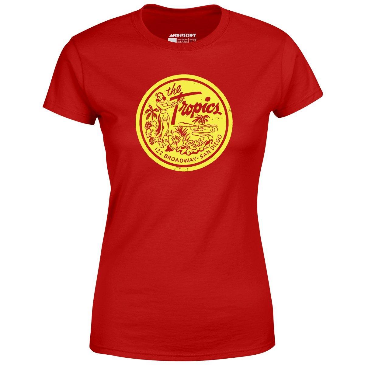 The Tropics - San Diego, CA - Vintage Tiki Bar - Women's T-Shirt Female Product Image