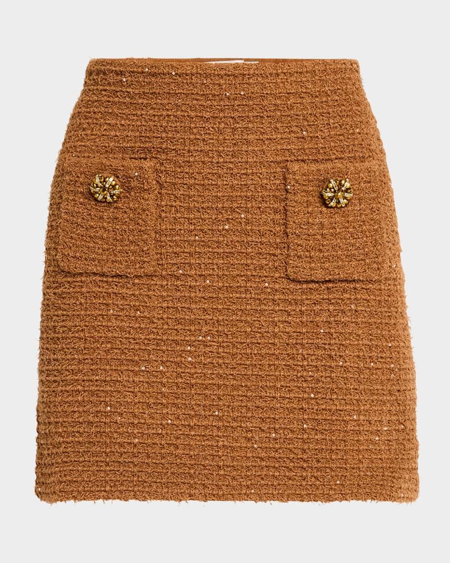 Textured Knit Mini Skirt product image