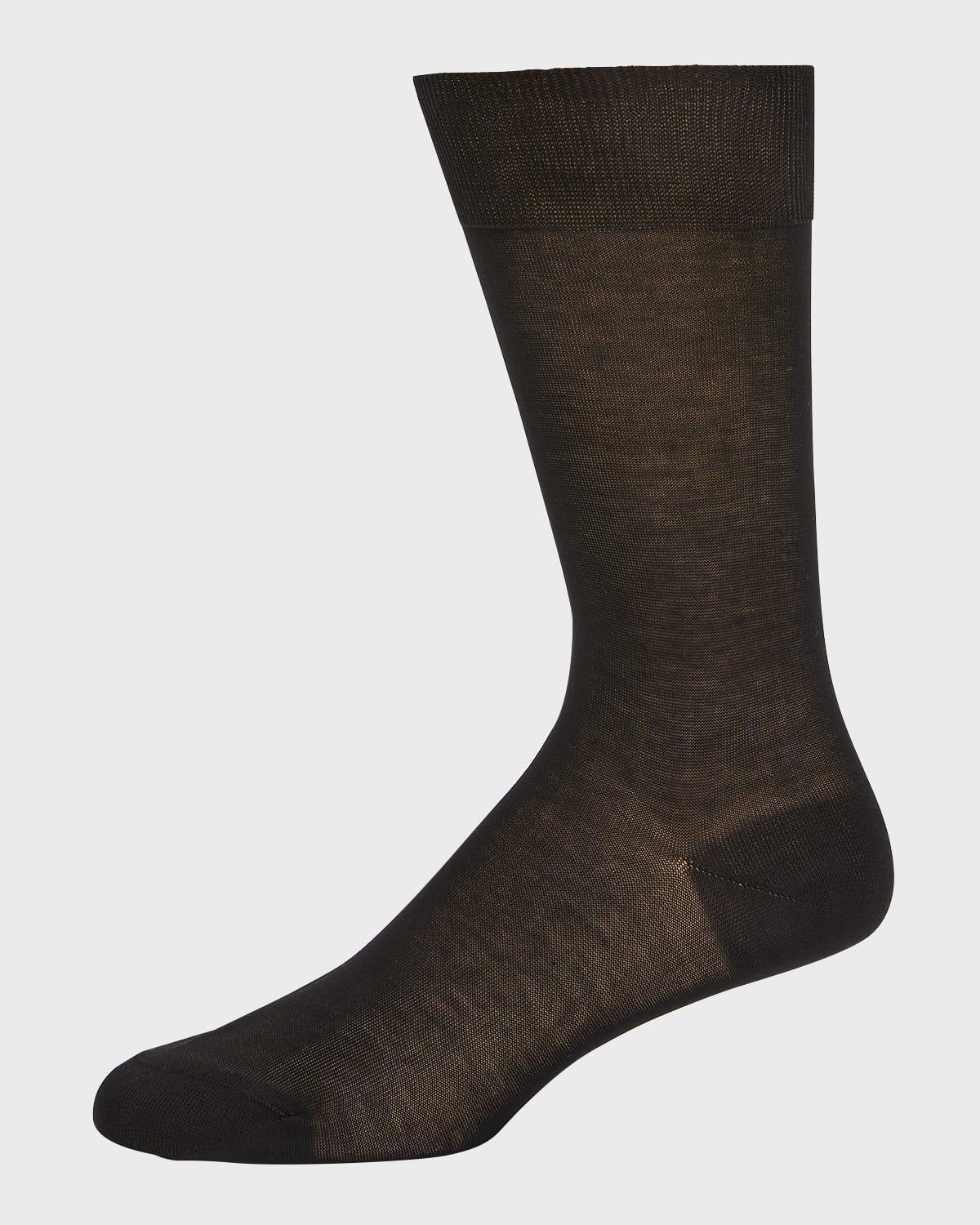 Mens Knit Crew Socks Product Image