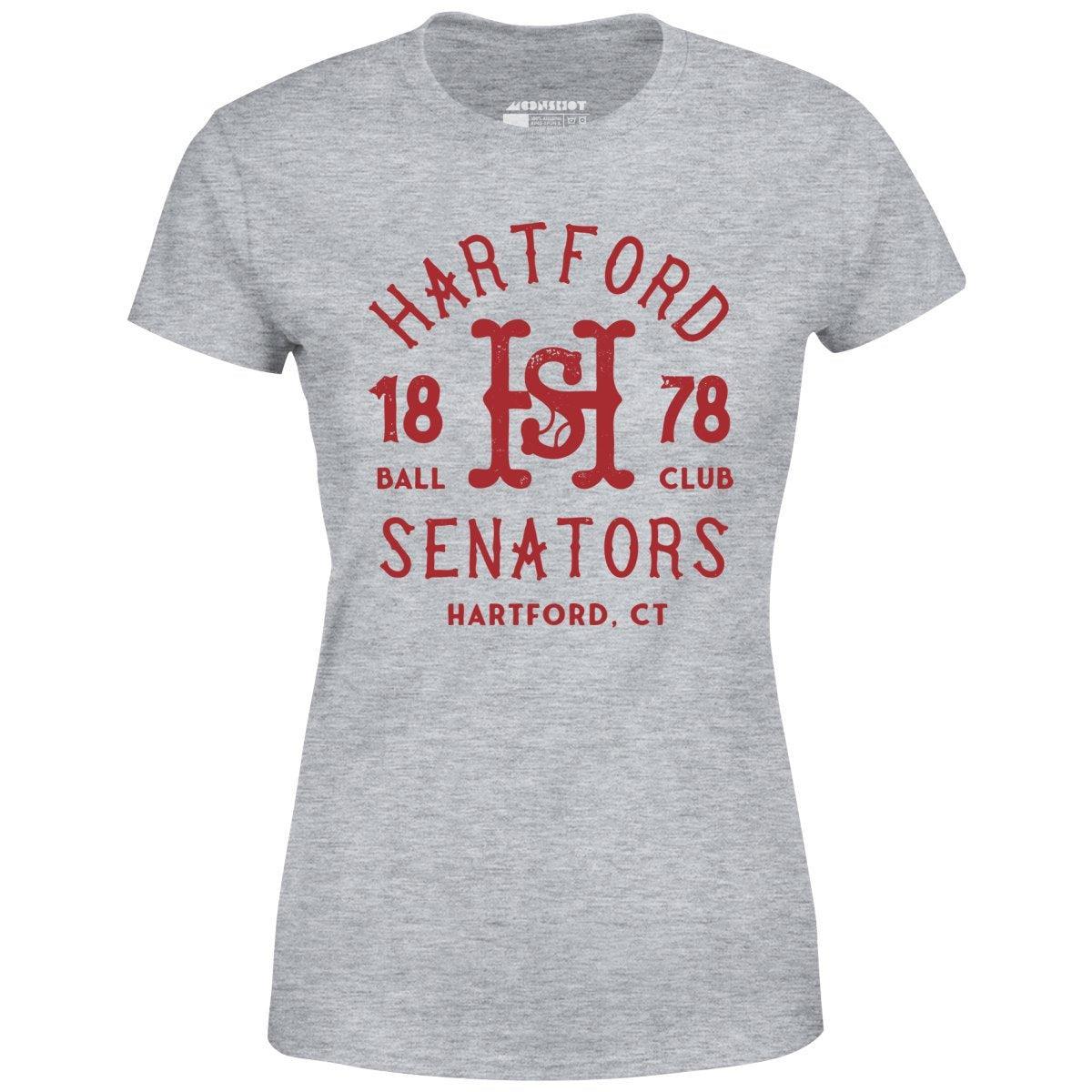 Hartford Senators - Connecticut - Vintage Defunct Baseball Teams - Women's T-Shirt Female Product Image