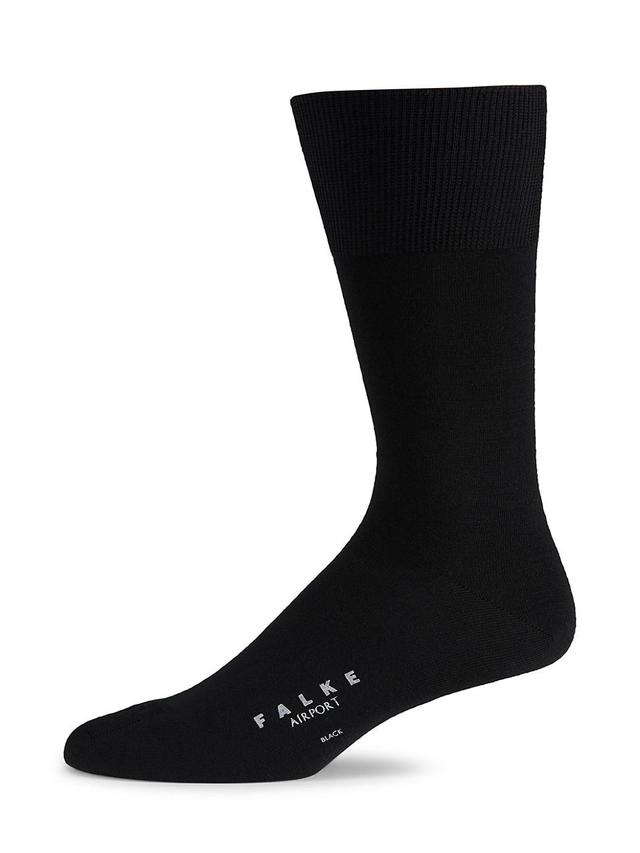 Mens Airport Virgin Wool Socks, Pack of 3 Product Image