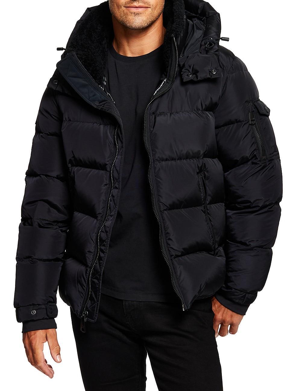 Mens Frontier Shearling-Trimmed Down Jacket Product Image