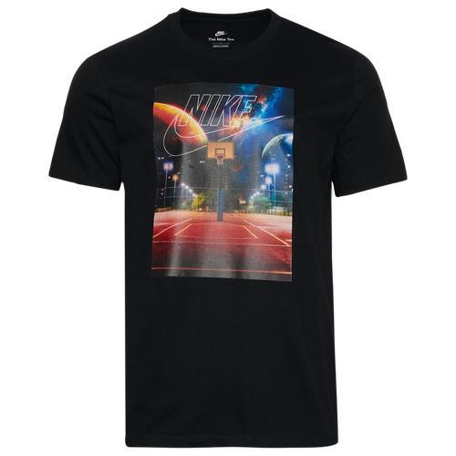 Nike Mens Nike Court Photo T-Shirt - Mens Black/Multi Product Image