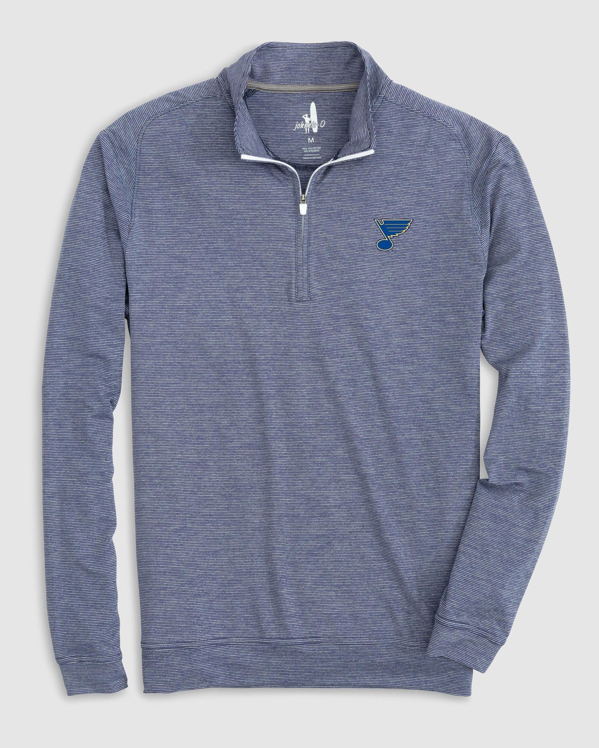 Penn State Vaughn Striped Performance 1/4 Zip Product Image