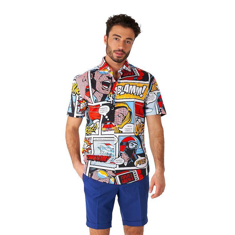 OppoSuits Mens Short-Sleeve Danger Days Comic Graphic Shirt Product Image