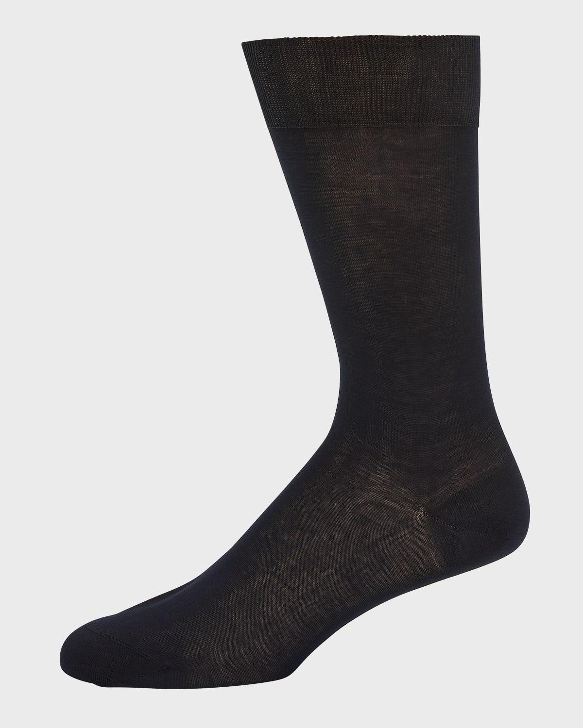 Mens Knit Crew Socks Product Image