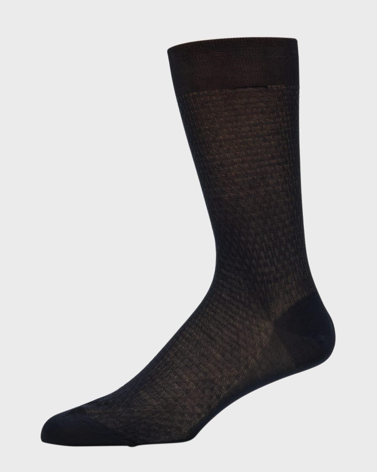 Mens Calza Corta Cotton Crew Socks Product Image