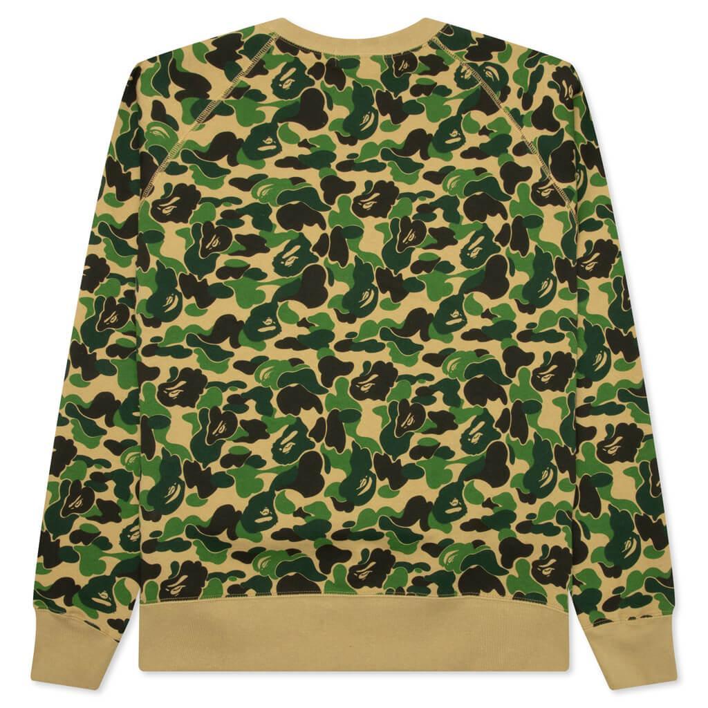 Abc Camo Crystal Stone Crewneck - Green Male Product Image