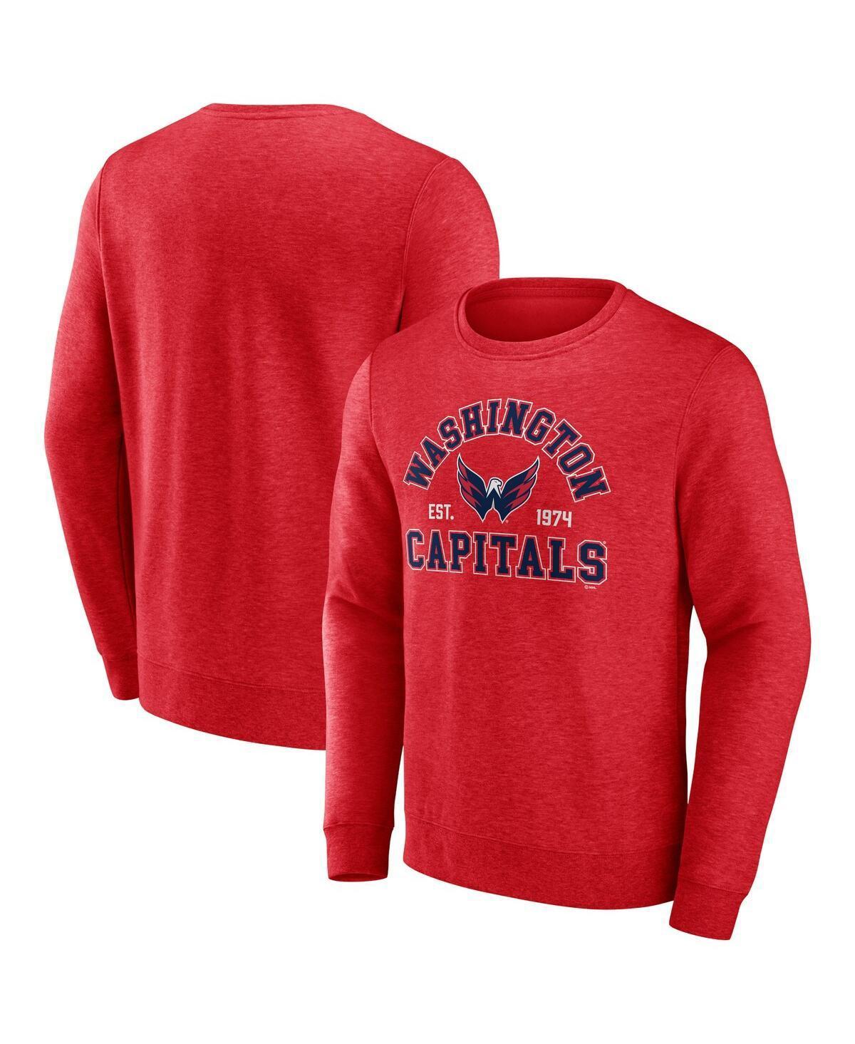 Mens Fanatics Branded Washington Capitals Classic Arch Pullover Sweatshirt Product Image