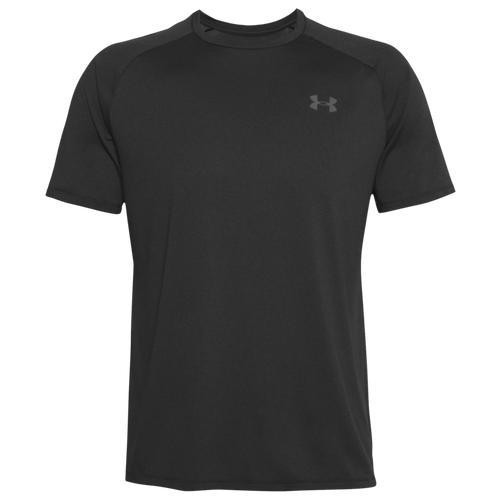 Under Armour Mens Tech 2.0 Short Sleeve Novelty T-Shirt - Black/Orange Product Image