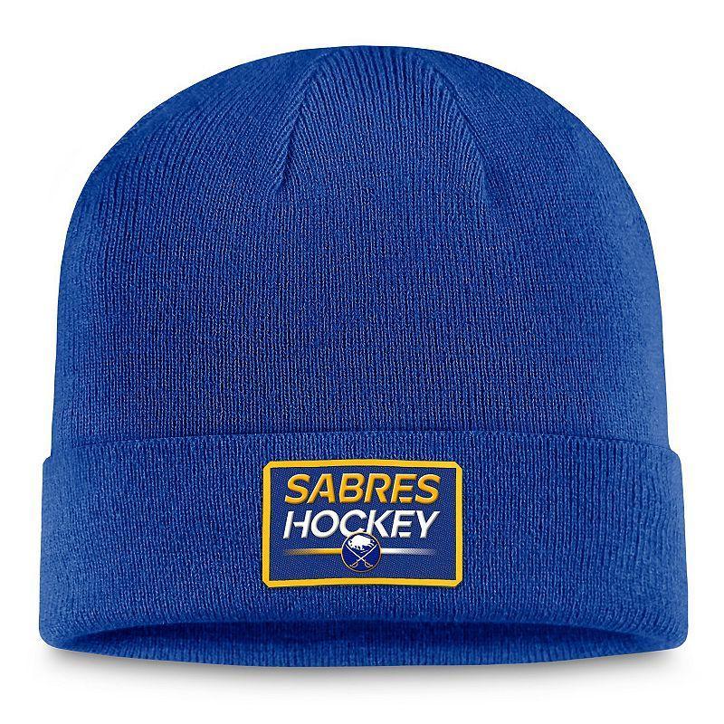 Mens Fanatics Branded Royal Buffalo Sabres Authentic Pro Cuffed Knit Hat Product Image