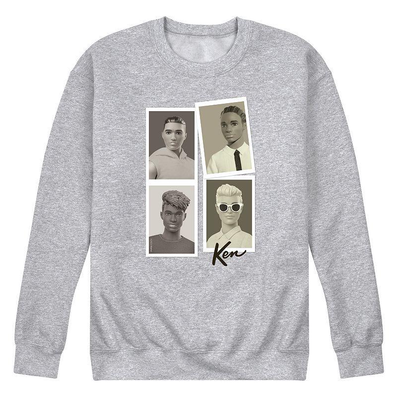 Mens Barbie Ken Photo Grid Fleece Sweatshirt Product Image