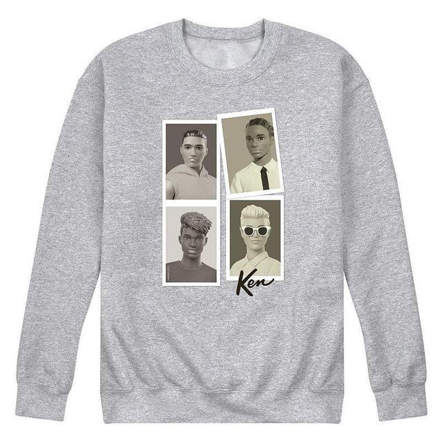 Mens Barbie Ken Photo Grid Fleece Sweatshirt Product Image