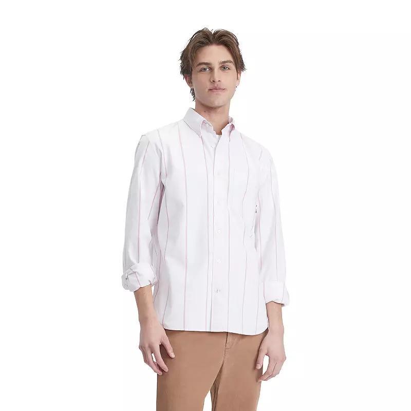 Mens Tommy Hilfiger Long Sleeve Striped Woven Shirt Product Image