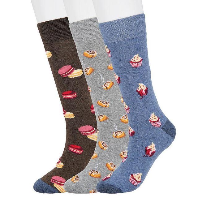 Mens Sonoma Goods For Life 3-pack Mixed Novelty Socks Product Image