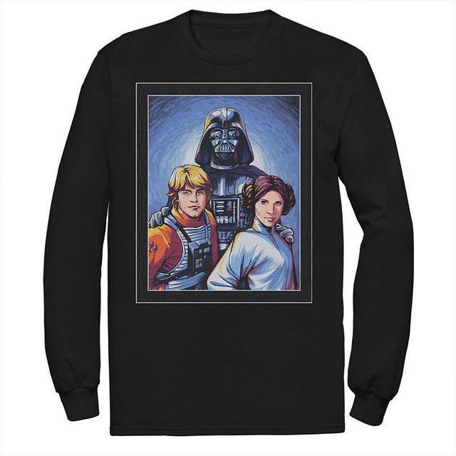 Big & Tall Star Wars Skywalker Family Long Sleeve Tee, Mens Product Image