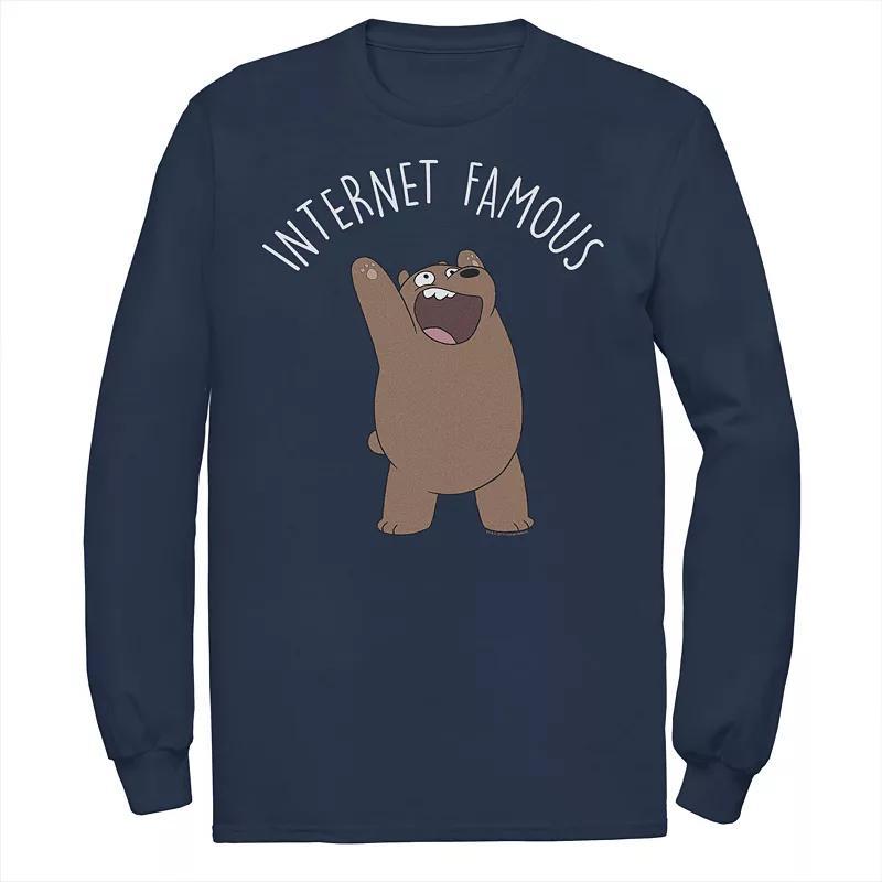 Mens CN We Bare Bears Internet Famous Long Sleeve Tee Product Image