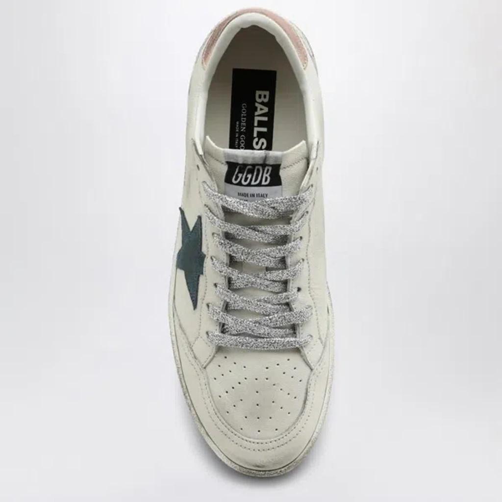 GOLDEN GOOSE Sneakers Ball Star Withe/ Smoke Blue In White Product Image