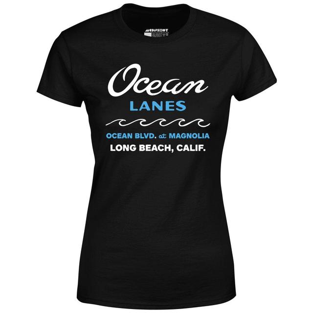 Ocean Lanes - Long Beach, CA - Vintage Bowling Alley - Women's T-Shirt Female Product Image