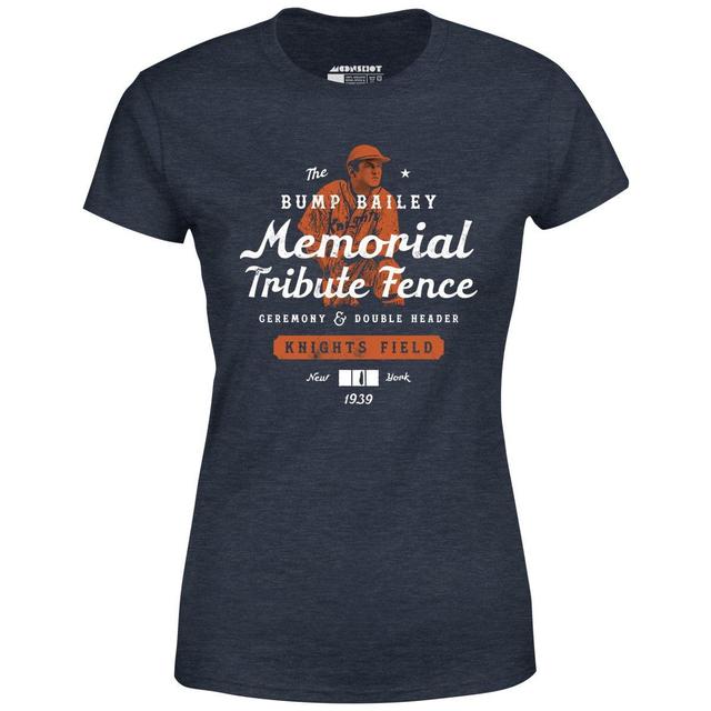 Bump Bailey Memorial Tribute Fence - Women's T-Shirt Female Product Image