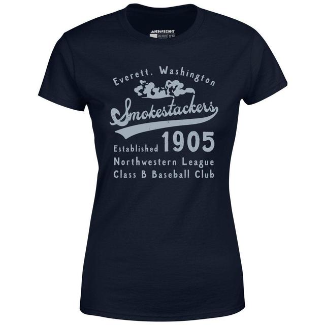 Everett Smokestackers - Washington - Vintage Defunct Baseball Teams - Women's T-Shirt Female Product Image