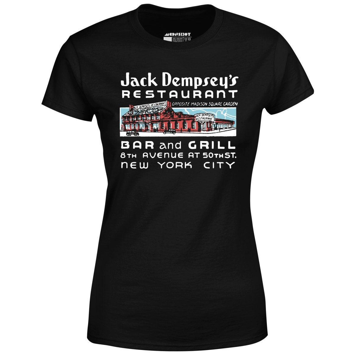 Jack Dempsey's v2 - Manhattan, NY - Vintage Restaurant - Women's T-Shirt Female Product Image