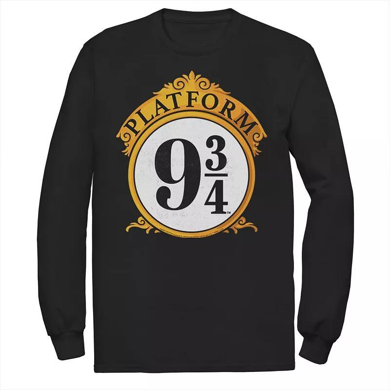 Mens Harry Potter Platform 9 &3/4 Sign Tee Product Image