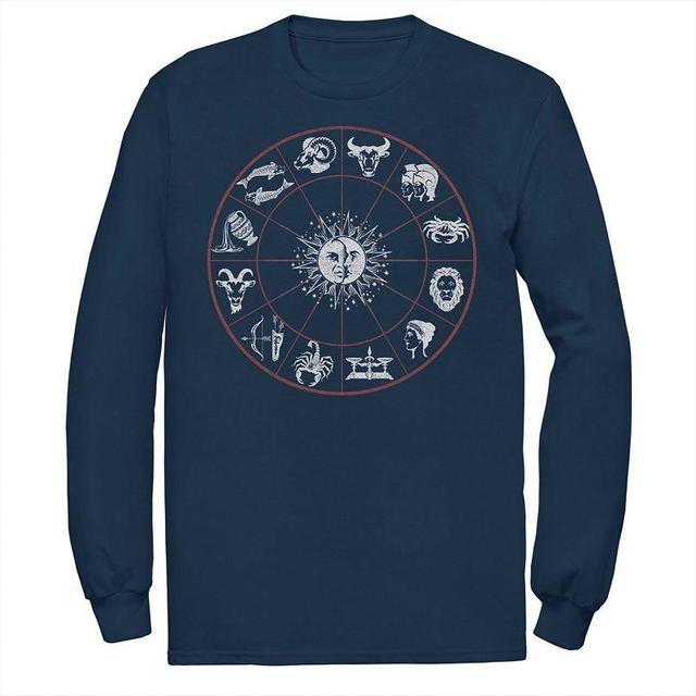 Mens Fifth Sun Celestial Wheel Stamp Tee Blue Product Image