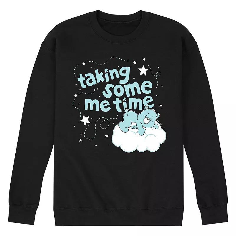 Mens Care Bears Taking Some Me Time Fleece Sweatshirt Product Image