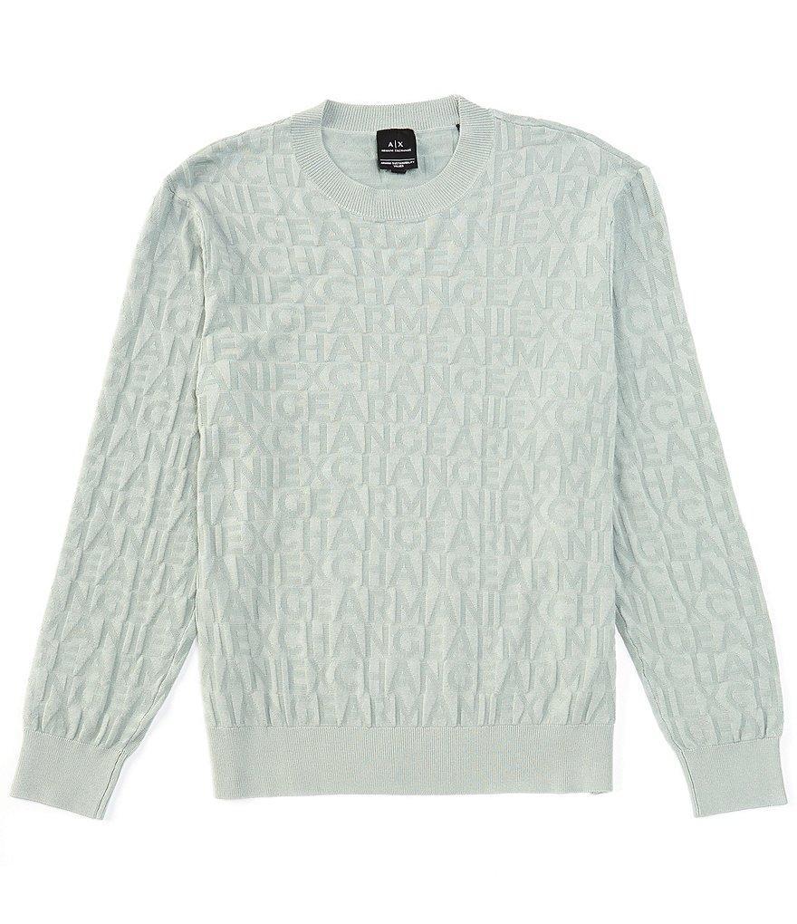 Armani Exchange Mercerized Jacquard Sweater Product Image