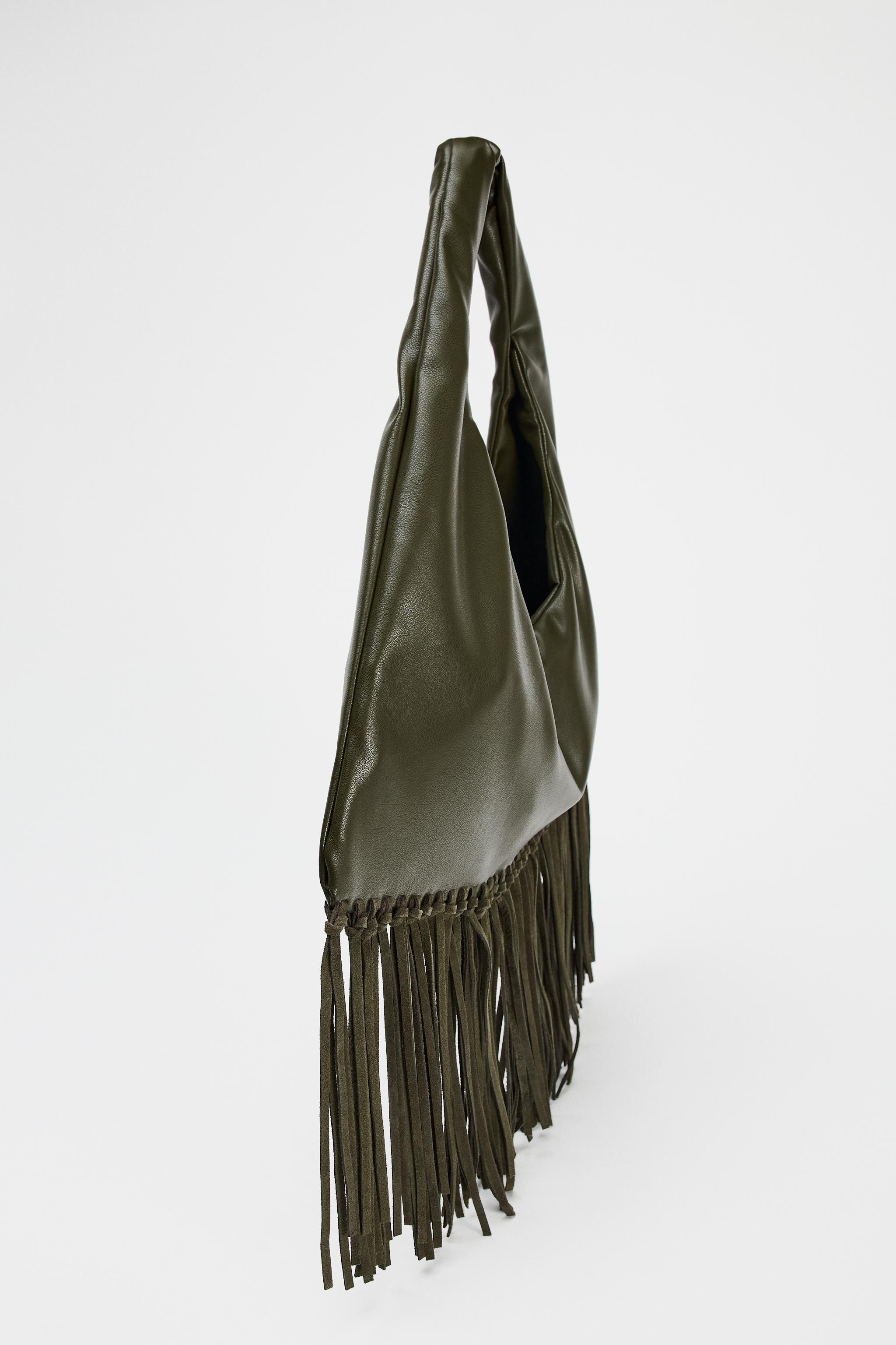 FRINGED SHOULDER BAG Product Image