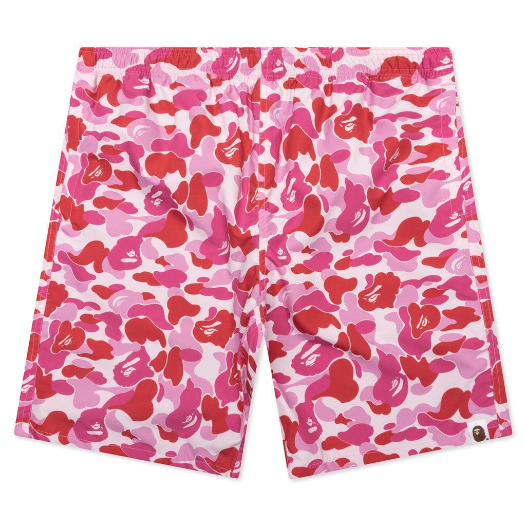 Abc Camo Beach Shorts - Pink Male Product Image