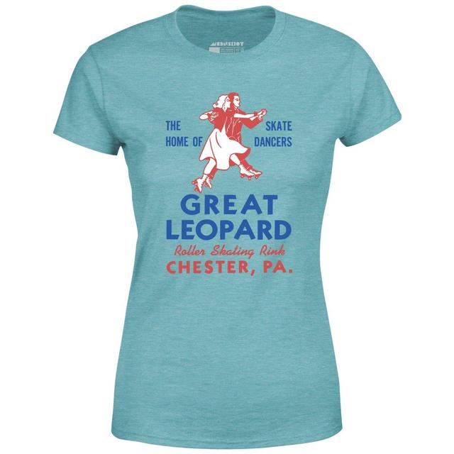 Great Leopard Roller Skating Rink - Chester, PA - Vintage Roller Rink - Women's T-Shirt Female Product Image