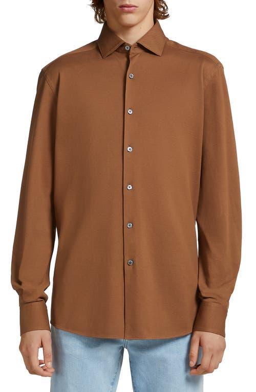 ZEGNA Cotton Button-Up Shirt Product Image