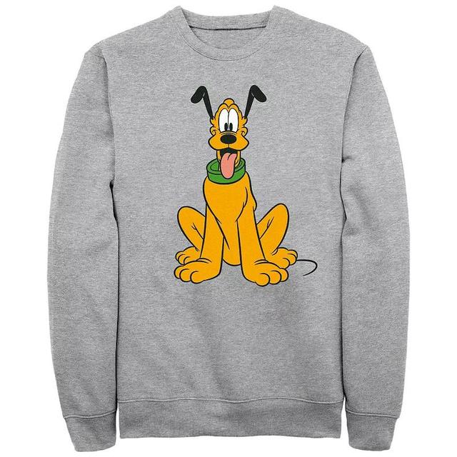 Disneys Mickey Mouse Mens Happy Pluto Fleece Sweatshirt Product Image