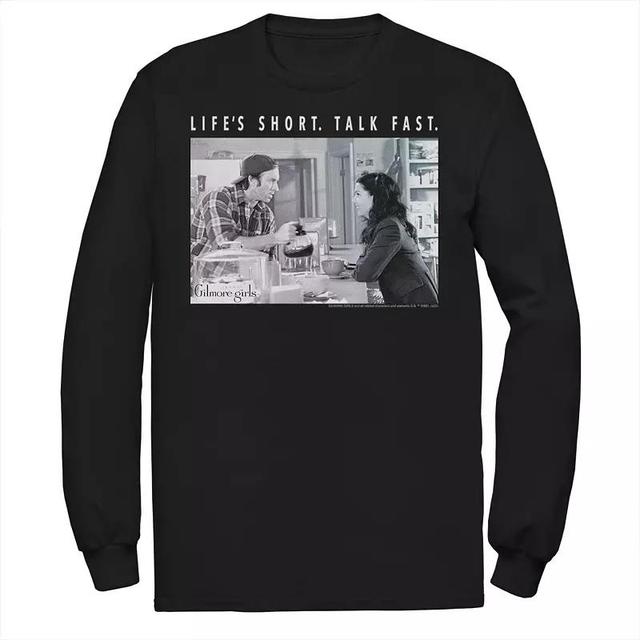 Mens Gilmore Girls Tv Diner Photobox Long Sleeve Crew T-shirt Product Image