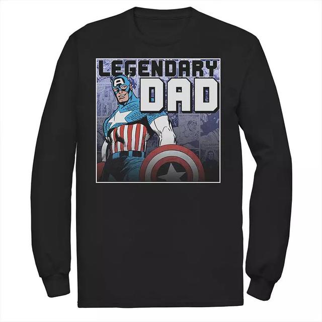 Mens Marvel Captain America Fathers Day Legend Tee Product Image