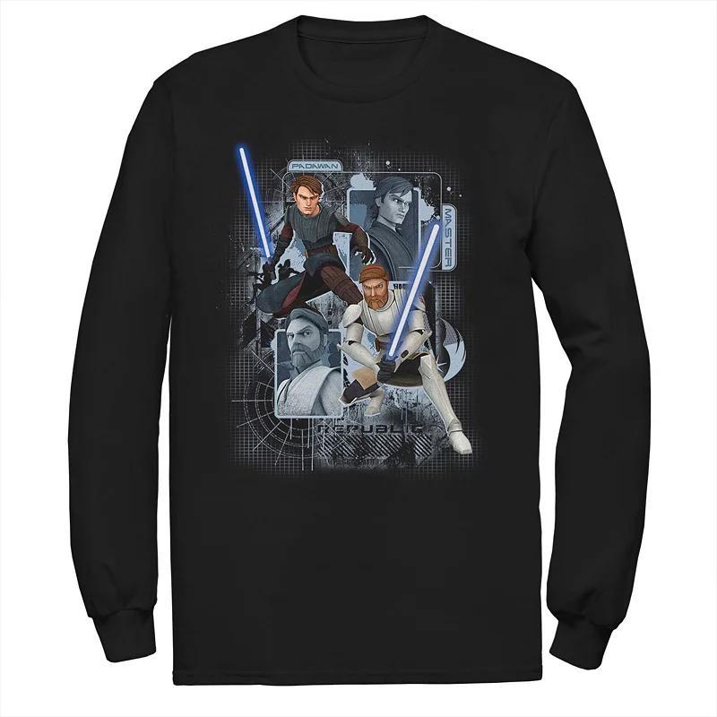 Mens Star Wars The Rise of Skywalker Dark Side Recruitment Long Sleeve Graphic Tee Product Image