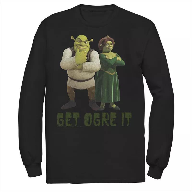 Mens Marvel The Hulk Glitched Poster Long Sleeve Graphic Tee Product Image