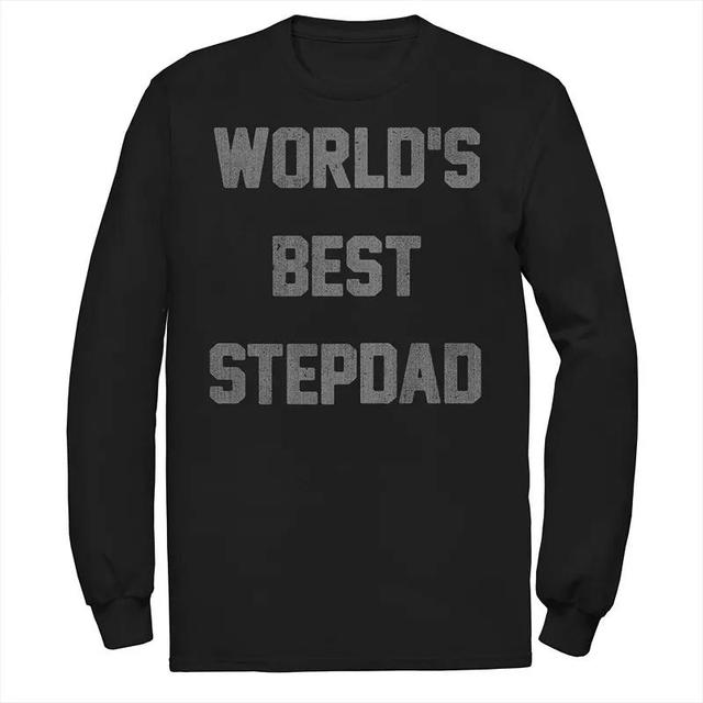 Big & Tall Worlds Best Stepdad Graphic Tee, Mens Product Image