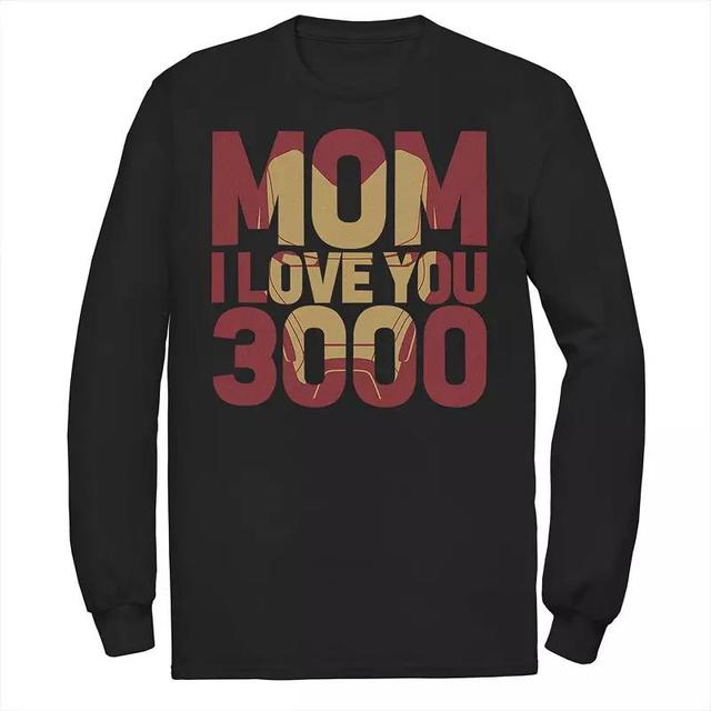 Mens Marvel Avengers Endgame Mom I Love You 3000 Iron Man Fill Tee Product Image