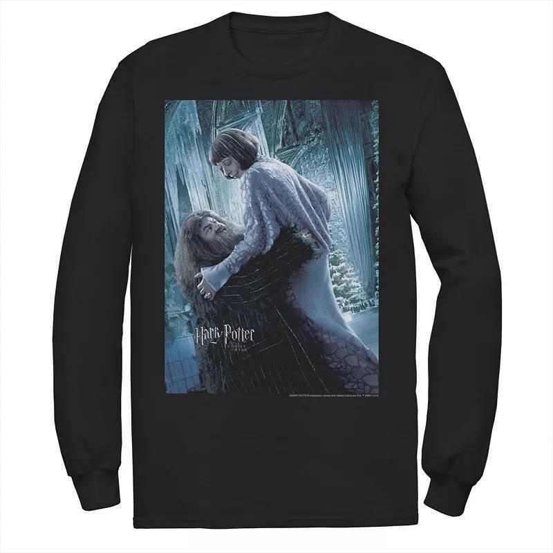 Mens Harry Potter Hagrid And Madame Maxim Character Poster Long Sleeve Graphic Tee Product Image