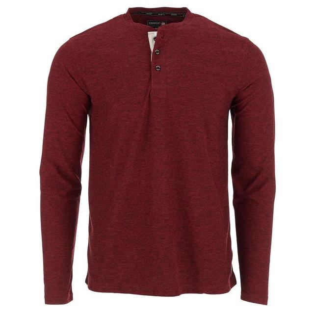 Canada Weather Gear Men's Long Sleeve Two Tone Supreme Soft Henley Product Image