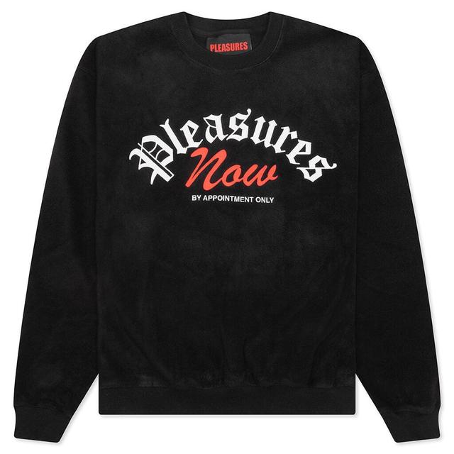 Appointment Fleece Crewneck - Black Male Product Image