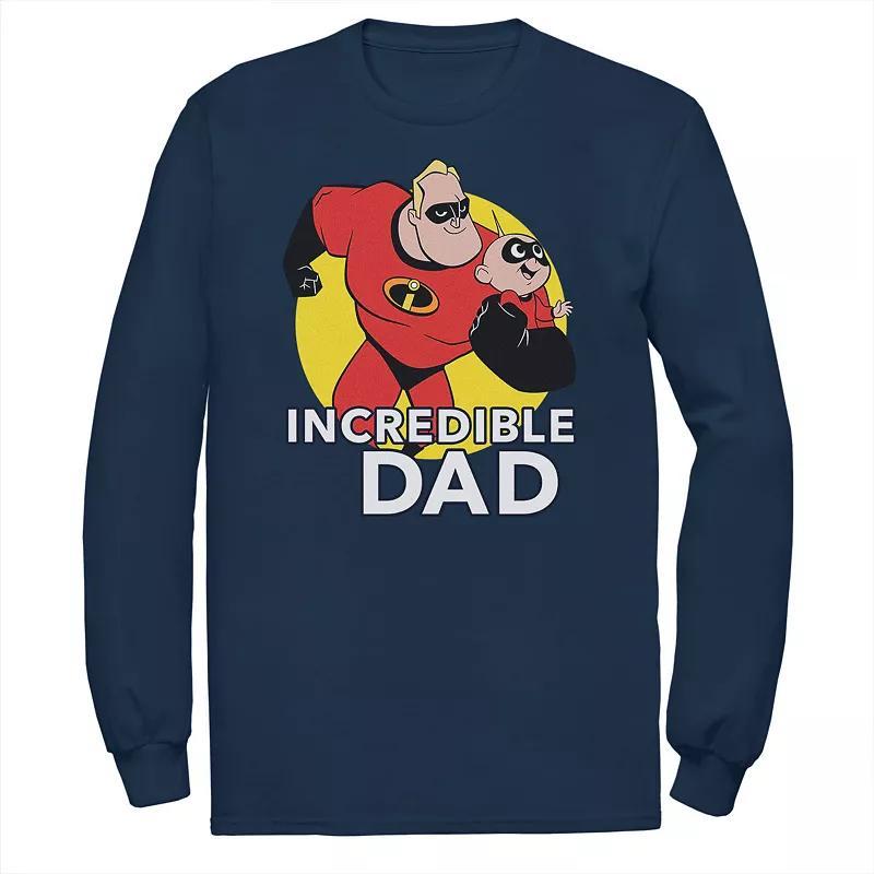 Big & Tall Disney / Pixar Incredibles 2 Dad Poster Tee, Mens Blue Product Image