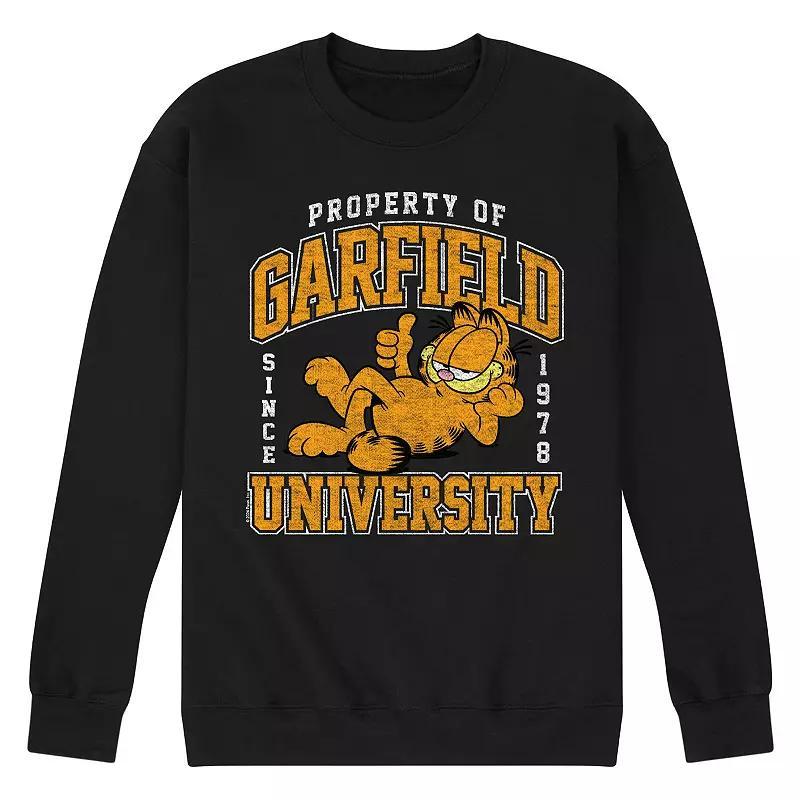 Mens Garfield Varsity Fleece Sweatshirt Product Image