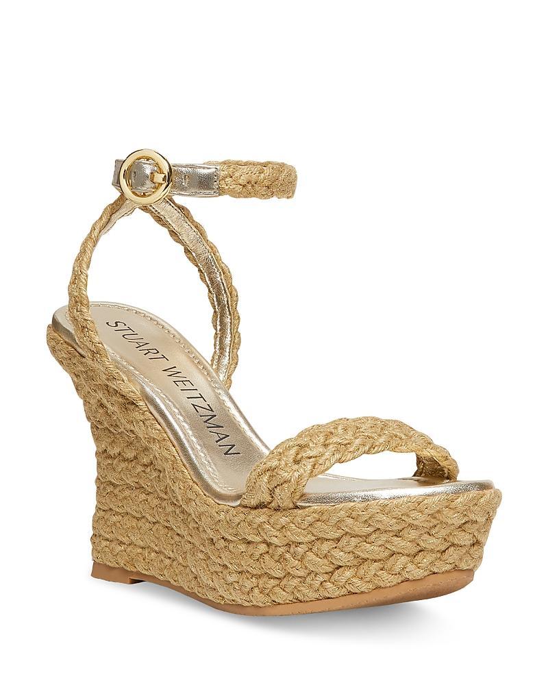 Braida Metallic Jute Wedge Espadrilles Product Image