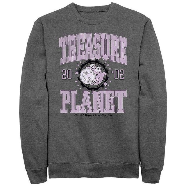 Mens Treasure Planet 2002 Chart Your Own Course Fleece Sweatshirt Grey Heather Product Image